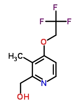 2-Hydroxymethyl-3-methyl-4-(2,2,2-Thifluoroethoxy)Pyridine 103577-66-8