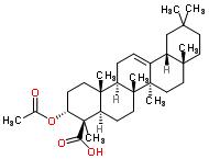 alpha-boswellic acid,3-acetyl 89913-60-0
