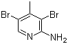 3,5-dibromo-4-methylpyridin-2-amine 3430-29-3