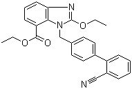 2-乙氧基-1-[[(2'-氰基联苯-4-取代)甲基]苯并咪唑]-7-羧酸乙酯 139481-41-7