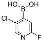 5-Chloro-2-fluoropyridine-4-boronic acid 1034659-38-5