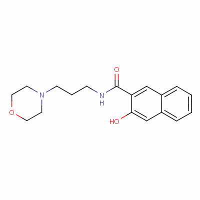 3-hydroxy-N-(3-morpholinopropyl)-2-naphthamide 10155-47-2