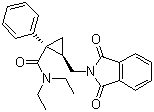 2-[(1,3-dihydro-1,3-dioxo-2H-isoindol-2-yl)methyl-N,N-diethyl-1-phenylcyclopropanecarboxamide, cis- 105310-75-6