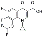 1-Cyclopropyl-6,7-difluoro-8-difluoromethoxy-4-oxo-3-quinoline carboxylic acid 128426-95-9