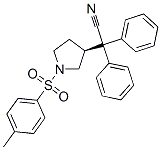 (3S)- 1-[(4-methylphenyl)sulfonyl]-diphenyl-3-Pyrrolidineacetonitrile 133099-09-9