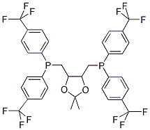 (+)-O-Isopropylidene-2,3-dihydroxy-1,4-bis[bis(4-trifluoromethylphenyl)phosphino]butane 184095-64-5