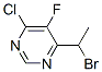 6-(1-Bromoethyl)-4-chloro-5-fluoropyrimidine 188416-28-6