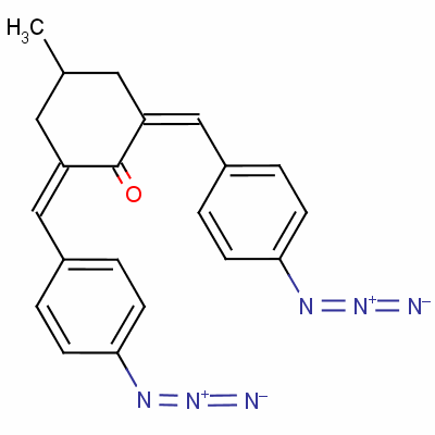 2,6-BIS(4-AZIDOBENZYLIDENE)-4-METHYLCYCLOHEXANONE 5284-79-7