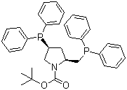 (2S,4S)-1-Boc-4-diphenylphosphino-2-(diphenylphosphinomethyl)pyrrolidine 61478-28-2