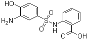 2-氨基苯酚-4-(2'-羧基)磺酰苯胺 91-35-0