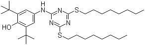 2,4-Bis-(octylthio)-6-(3,5-di-tert-butyl-4-hydroxyanilino)-1,3,5-triazine 991-84-4