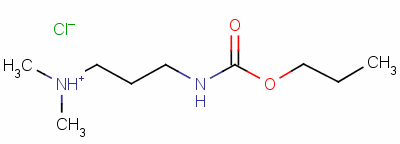 Propyl-3-(dimethylamino) propylcarbamate hydrochloride 25606-41-1