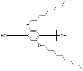 4,4'[2,5-bis(decyloxy)-1,4-phenylene]bis[2-methyl-3-butyn-2-ol] 179264-45-0