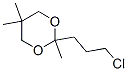 2-(3-chloropropyl)-2,5,5-trimethyl-1,3-dioxane 88128-57-8