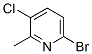 6-Bromo-3-chloro-2-methyl-pyridine 944317-27-5