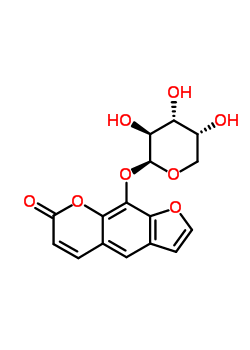 110679-52-2 7-oxo-7H-furo[3,2-g]chromen-9-yl beta-D-arabinopyranoside