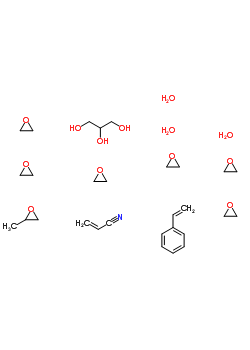 glycerol molecule,sugarmolecule 57913-80-1 glycerol,2-methyloxirane,oxirane,prop-2-enenitrile