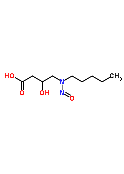 77382-81-1 3-hydroxy-4-[nitroso(pentyl)amino]butanoic acid