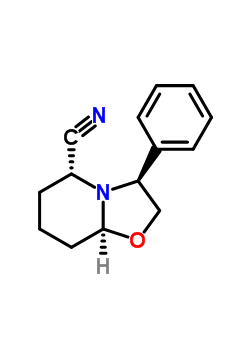 (3S,5R,8aS)-3-phenyl-3,5,6,7,8,8a-hexahydro-2H-oxazolo[2,3-f]pyridine-5-carbonitrile 106565-71-3