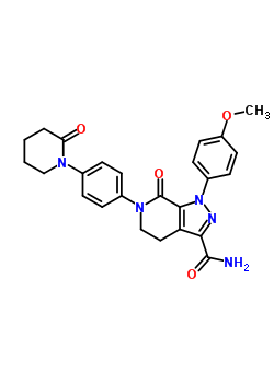 503612-47-3 1-(4-Methoxyphenyl)-7-oxo-6-[4-(2-oxopiperidin-1-yl)phenyl]-4,5,6,7-tetrahydro-1H-pyrazolo[3,4-c]pyridine-3-carboxamide