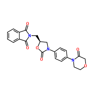 446292-08-6 2-({(5S)-2-oxo-3-[4-(3-oxomorpholin-4-yl)phenyl]-1,3-oxazolidin-5-yl}methyl)-1H-isoindole-1,3(2H)-dione