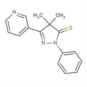 181067-38-9 3H-Pyrazole-3-thione, 2,4-dihydro-4,4-dimethyl-2-phenyl-5-(3-pyridinyl)-