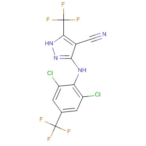 182922-77-6 1H-Pyrazole-4-carbonitrile,3-[[2,6-dichloro-4-(trifluoromethyl)phenyl]amino]-5-(trifluoromethyl)-