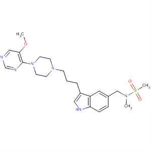 151141-02-5 Methanesulfonamide,N-[[3-[3-[4-(5-methoxy-4-pyrimidinyl)-1-piperazinyl]propyl]-1H-indol-5-yl]methyl]-N-methyl-