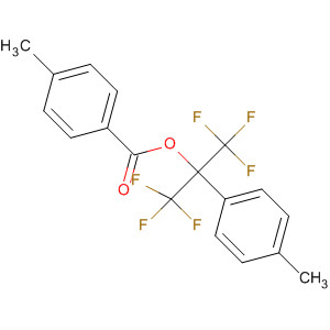 144459-69-8 Benzoic acid, 4-methyl-,2,2,2-trifluoro-1-(4-methylphenyl)-1-(trifluoromethyl)ethyl ester