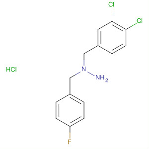 146752-52-5 Hydrazine, 1-[(3,4-dichlorophenyl)methyl]-1-[(4-fluorophenyl)methyl]-,monohydrochloride