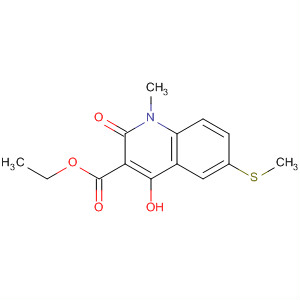 147079-65-0 3-Quinolinecarboxylic acid,1,2-dihydro-4-hydroxy-1-methyl-6-(methylthio)-2-oxo-, ethyl ester