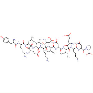 140457-10-9 L-Proline,L-tyrosyl-L-lysyl-L-a-glutamyl-L-leucyl-L-leucyl-L-a-aspartyl-L-lysyl-L-isoleucyl-L-asparaginyl-L-a-glutamyl-L-isoleucyl-L-lysyl-L-asparaginyl-