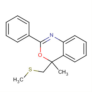 106012-47-9 4H-3,1-Benzoxazine, 4-methyl-4-[(methylthio)methyl]-2-phenyl-