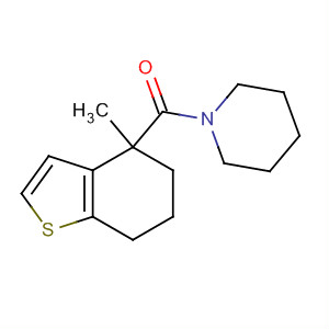 106051-06-3 Piperidine, 1-[(4,5,6,7-tetrahydro-4-methylbenzo[b]thien-4-yl)carbonyl]-