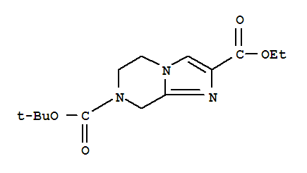 7-叔丁基 2-乙基 5,6-二氢咪唑[1,2-A]吡嗪-2,7(8H)-二甲酯 1053656-22-6