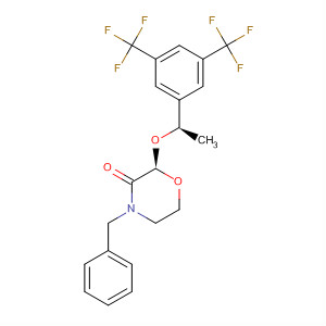 (2R)-4-benzyl-2-[(1R)-1-[3,5-bis(trifluoromethyl)phenyl]ethoxy]morpholin-3-one 287930-75-0