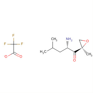 (2S)-2-氨基-4-甲基-1-[(2R)-2-甲基环氧乙烷基]-1-戊酮三氟乙酸盐 247068-85-5