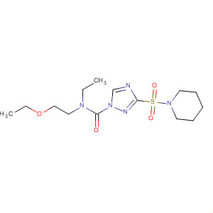43175-55-9 1H-1,2,4-Triazole-1-carboxamide,N-(2-ethoxyethyl)-N-ethyl-3-(1-piperidinylsulfonyl)-