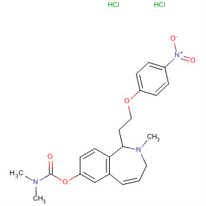444645-87-8 Carbamic acid, dimethyl-,2,3-dihydro-2-methyl-1-[2-(4-nitrophenoxy)ethyl]-1H-2-benzazepin-7-ylester, monohydrochloride