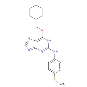444722-89-8 1H-Purin-2-amine, 6-(cyclohexylmethoxy)-N-[4-(methylthio)phenyl]-
