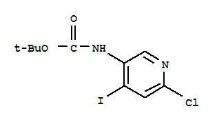 (6-Chloro-4-iodopyridin-3-yl)carbamicacid tert-butyl ester 400777-00-6