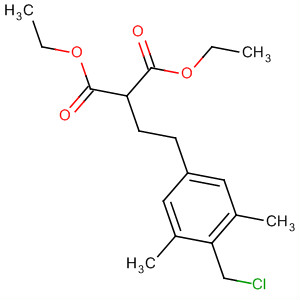 52528-76-4 Propanedioic acid,[[4-(chloromethyl)-3,5-dimethylphenyl]methyl]methyl-, diethyl ester
