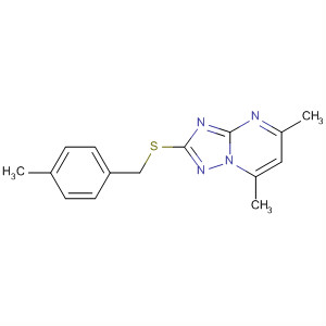 51646-23-2 [1,2,4]Triazolo[1,5-a]pyrimidine,5,7-dimethyl-2-[[(4-methylphenyl)methyl]thio]-