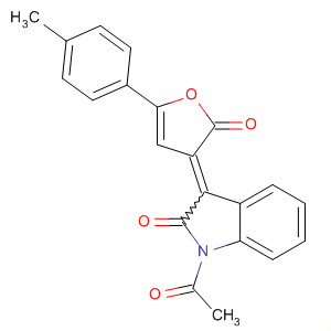 52294-67-4 2H-Indol-2-one,1-acetyl-1,3-dihydro-3-[5-(4-methylphenyl)-2-oxo-3(2H)-furanylidene]-