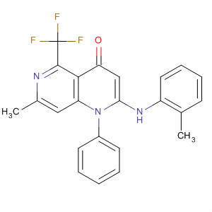 503438-03-7 1,6-Naphthyridin-4(1H)-one,7-methyl-2-(methylphenylamino)-1-phenyl-5-(trifluoromethyl)-