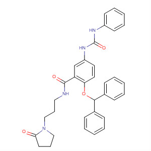 508213-73-8 Benzamide,2-(diphenylmethoxy)-N-[3-(2-oxo-1-pyrrolidinyl)propyl]-5-[[(phenylamino)carbonyl]amino]-