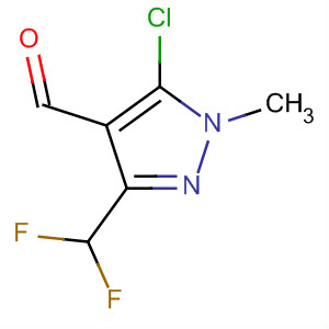 5-氯-1-甲基-3-(二氟甲基)吡唑-4-甲醛 660845-30-7