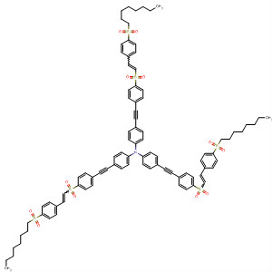 Benzenamine Octylsulfonyl Phenyl Ethenyl