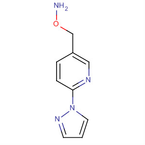 628703-61-7 Pyridine, 5-[(aminooxy)methyl]-2-(1H-pyrazol-1-yl)-
