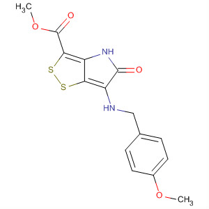 62698-45-7 1,2-Dithiolo[4,3-b]pyrrole-3-carboxylic acid,4,5-dihydro-6-[[(4-methoxyphenyl)methyl]amino]-5-oxo-, methyl ester